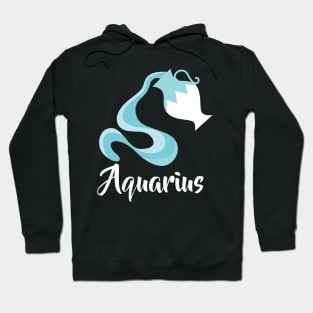 Aquarius Jan 20 - Feb 18 - Air sign - Zodiac symbols Hoodie